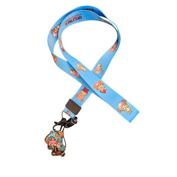 One Piece Tony Tony Chopper Anime Lanyard & Acrylic Charm Keychain Strap Gift - Picture 6 of 6